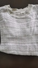 皮尔卡丹（pierre cardin）薄款冰丝短袖女士t恤2026新款设计感条纹宽松镂空针织打底衫 驼色 XL 【115125斤】 实拍图