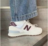 NEW BALANCE NB574官方休闲鞋女鞋复古舒适夏季透气网面礼物轻便百搭运动鞋 米白色 WL574RCF 37 (脚长23.5cm)尺码详询客服 实拍图