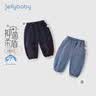 JELLYBABY【法式爱心满印质感牛仔裤】26新品春款女童牛仔裤柔软百搭中童 实拍图