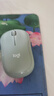 罗技（Logitech）M221 轻音鼠标 无线鼠标 办公鼠标 对称鼠标 带无线微型接收器 薄荷绿 实拍图