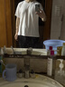 南极人纯棉短袖t恤男女夏季圆领体恤男士汗衫半袖t恤情侣打底衫上衣白T 实拍图