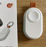 PZOZ【3C认证】适用于苹果手表Apple Watch充电宝5W无线磁吸快充充电器iwatch小巧便携移动电源2000mAh 双口快充款：5W 2000mAh充电宝 白 实拍图