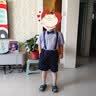 罗蒙男童六一演出服套装男孩生日花童幼儿园礼服毕业 藏青色 130 晒单实拍图