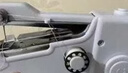 QUEENJOY缝纫机家用小型手持电动便携迷你简易diy手工裁缝机器手动自动 升级三用款（冰山白） 实拍图