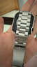 MSSM适用苹果手表表带金属不锈钢iwatch表带S11/ultra3/S10/9/SE3苹果三珠精钢带-秘银色49/46/45/44MM 实拍图