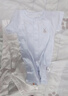 贝瑞加（Babyprints）婴儿连体衣2件夏季短袖婴儿衣服新生儿纯棉哈衣轻薄爬服 白蓝80 实拍图