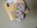 博士伦美瞳日抛 蕾丝闪眸漫游2P隐形眼镜试戴片飞跃落日棕400度 实拍图