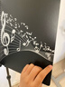 曼尔乐器 A4乐谱夹钢琴谱夹曲谱书夹子吉他古筝20页可放40张多功能曲谱夹 实拍图
