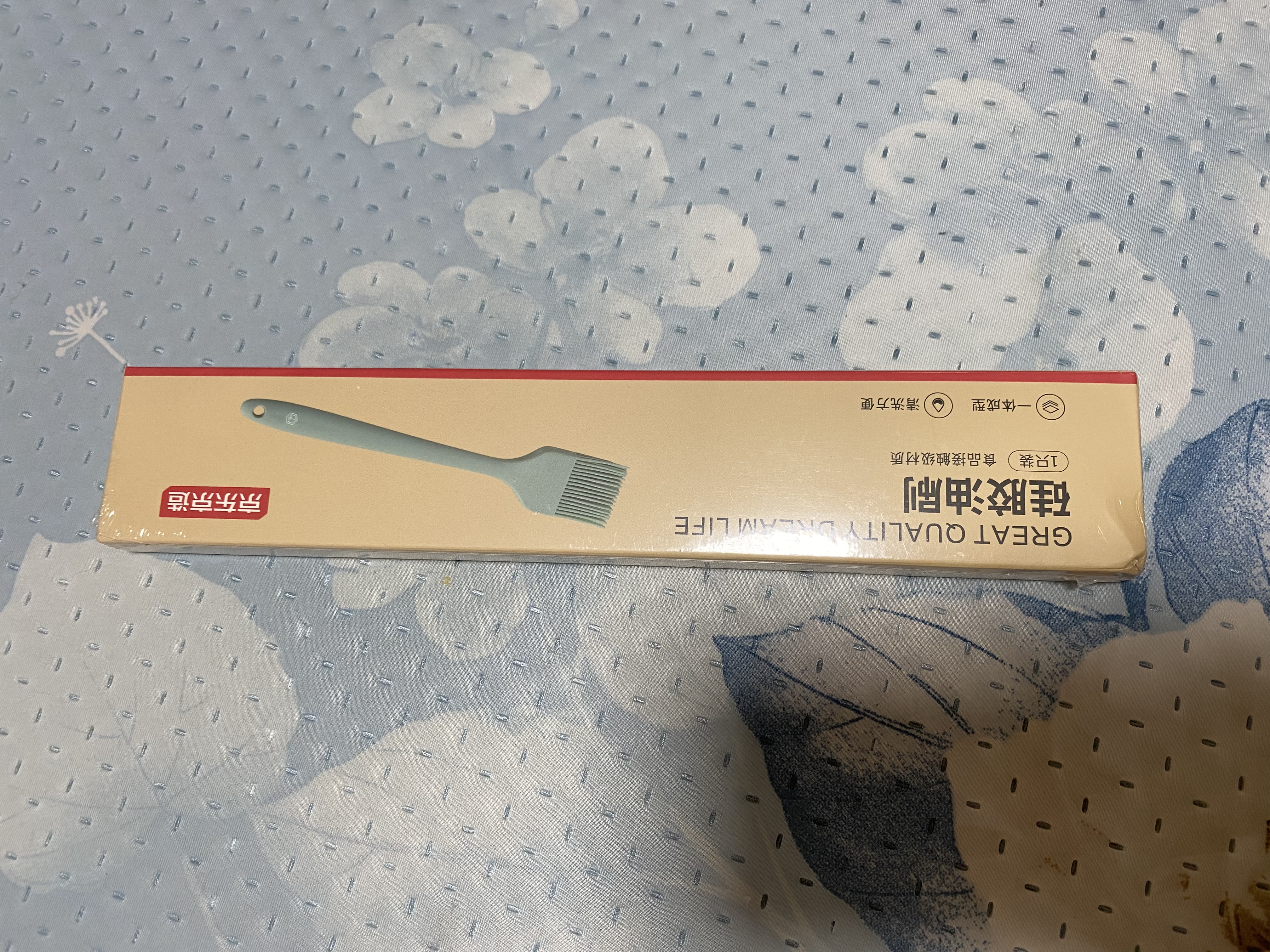 京东京造 硅胶油刷 烘焙食品刷厨房【耐高温不掉毛】25.5*4.2cm 实拍图