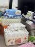 桌面收纳盒杂物零食整理收纳筐家用橱柜多功能储物箱塑料置物篮子 贴画款【中号】20.5x14.5x7cm 1个装【加厚环保】通风沥水/加高脚垫 实拍图