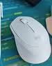 罗技（Logitech）M330 轻音鼠标 无线鼠标 办公鼠标 右手鼠标 带无线微型接收器 灰色 实拍图