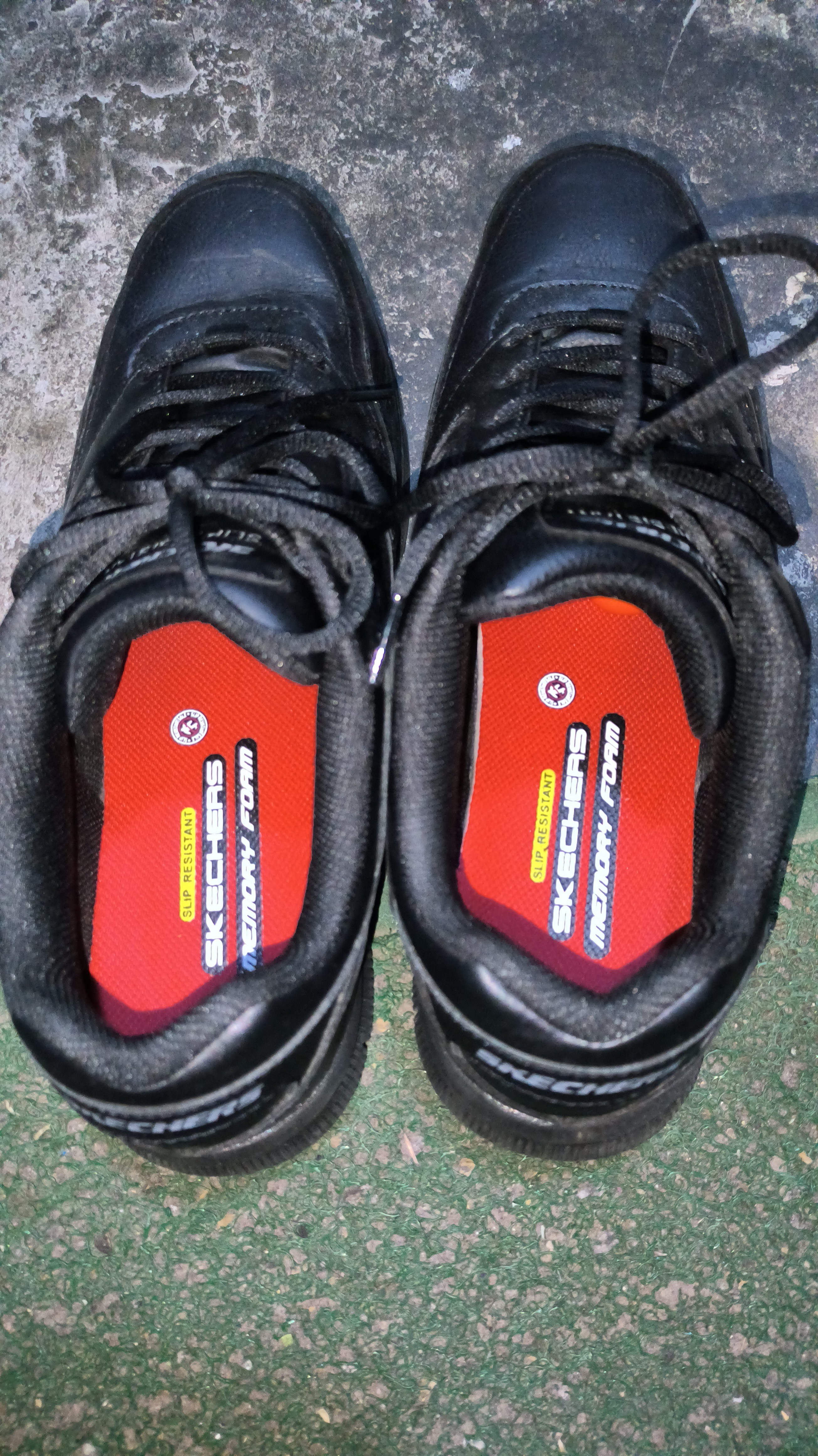 斯凯奇（Skechers）商务鞋男鞋夏季厚底通勤板鞋休闲鞋软底工作鞋77156 实拍图