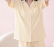 芬腾睡衣女带胸垫纯棉26年夏新款7A抑菌女士短裤家居服套装 实拍图