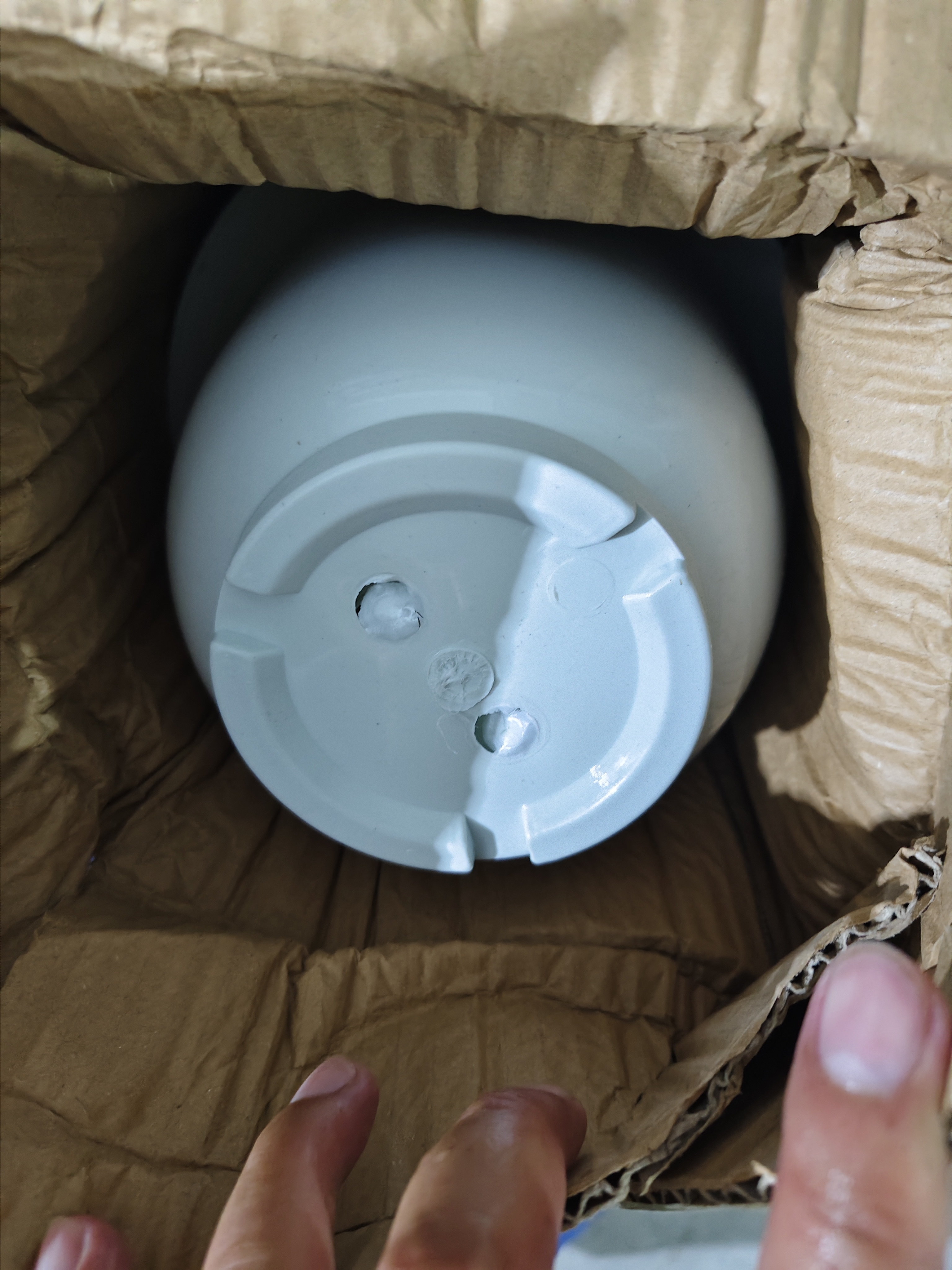 【买一发四】梅兰竹菊高档仿陶瓷塑料花盆加厚花盆 230型号【外径20高13cm】送托盘 梅兰竹菊一套【发四个】 实拍图