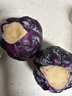 有机汇有机紫甘蓝 紫包菜卷心菜 沙拉轻食榨汁有机蔬菜 新鲜无农残 500g 实拍图