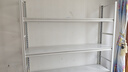 唐辑 书架书柜学生家用落地置物架铁艺图书架子白色五层120*30*183 实拍图