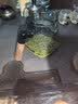 新款胡桃木把公杯高硼硅玻璃月牙过滤匀杯茶水分离家用茶海分茶器 方韵月牙公杯700ml（烟灰色） 实拍图