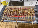 小熊（Bear）电烤炉 烧烤炉 电烧烤炉家用 电烤串机户外烧烤架烤肉烤串一体烤肉炉电烤架室内无烟电炉烤肠机 烟紫灰【接油盘+烤网】DKL-L20L5 1层 实拍图