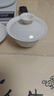 金镶玉 功夫茶具茶壶 盖碗羊脂玉白瓷大号家用泡茶碗 甜白盖碗 实拍图