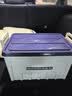 露营收纳箱车载储物箱汽车后备箱整理箱户外野营野餐大号置物箱子 【奶油蓝】 42*29*27cm 1个装 实拍图