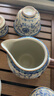 不拙汝窑三才盖碗青花瓷茶碗防烫茶具分茶器带茶漏过滤网盖碗三件套 实拍图