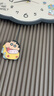 好久不见蜡笔小新餐厅挂钟客厅家用静音钟表创意可左右摇摆玄关挂墙时钟 实拍图