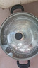 美厨（MAXCOOK）玻璃盖汤锅盖 304不锈钢包边炒锅盖煎锅盖火锅盖28cm MCPJ9630 实拍图