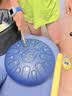 阿萨斯空灵鼓15音小13寸成人初学儿童钢舌鼓生日礼物 小熊款-藏青色 实拍图
