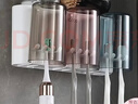 ecoco牙刷置物架高级感免打孔壁挂漱口杯卫生间电动牙刷架子挤牙膏器 实拍图