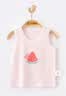 贝瑞加（Babyprints）儿童背心2件装男女宝宝夏季无袖打底衫纯棉坎肩吊带上衣 粉80 实拍图