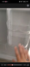美的112L两门小冰箱灰色双温小冰箱迷你家用宿舍租房灵活摆放节能低音深冷速冻 BCD-112CM 实拍图