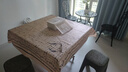 木马人简易免安装折叠桌餐桌饭桌餐桌椅收纳桌椅小方桌长木桌子茶几茶桌 升级款-茶色正方形100*100 实拍图