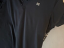 KOLON SPORT/可隆SECO POLO衫  男士户外抗菌防晒UPF50+吸湿速干T恤 LHPT6MTT23-BK 黑色 3XL 190/108B 实拍图