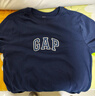 GAP男女装春季款纯棉字母logo短袖T恤常规上衣美版570044 海军蓝 M 美码 L亚洲码180/96A 【偏小，建议选大一码】 实拍图