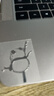 可爱熊猫金属贴3D立体高颜值ins贴画diy手机笔记本电脑平板电脑装饰自粘贴纸 随机1个装 实拍图