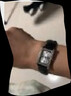 适配阿玛尼手表带原装真皮AR1981 2447 2433 60008黑武士表带 AMN-黑色黑线+银色针扣 22mm 实拍图