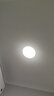 雷士（NVC）次日达阳台灯卧室灯吸顶灯书房现代简约防蚊虫led照明24瓦暖白光 实拍图