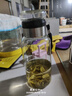 【送杯套】大容量加厚玻璃杯子便携杯茶水分离带杯套泡茶水杯 透明 1000ml吨吨桶 1只装 实拍图