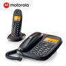 摩托罗拉（Motorola）数字无绳电话机 无线座机 子母机一拖一 办公家用 内线对讲 大屏幕清晰免提固话套装CL101C(黑色) 实拍图