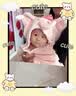 babycare婴儿浴巾暖绒洗澡巾光暖黑科技baby绒带帽斗篷-小粉象105*105cm 实拍图
