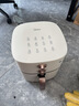 美的（Midea）空气炸锅蒸烤一体【价保618】免翻面实用多功能家用空气炸锅大容量5.3L热风烘炸金属内腔 KZE535J5 实拍图