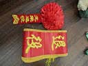 绿方阵退伍退役纪念品1:100歼20合金模型绶带红花老兵送战友礼物摆件 实拍图