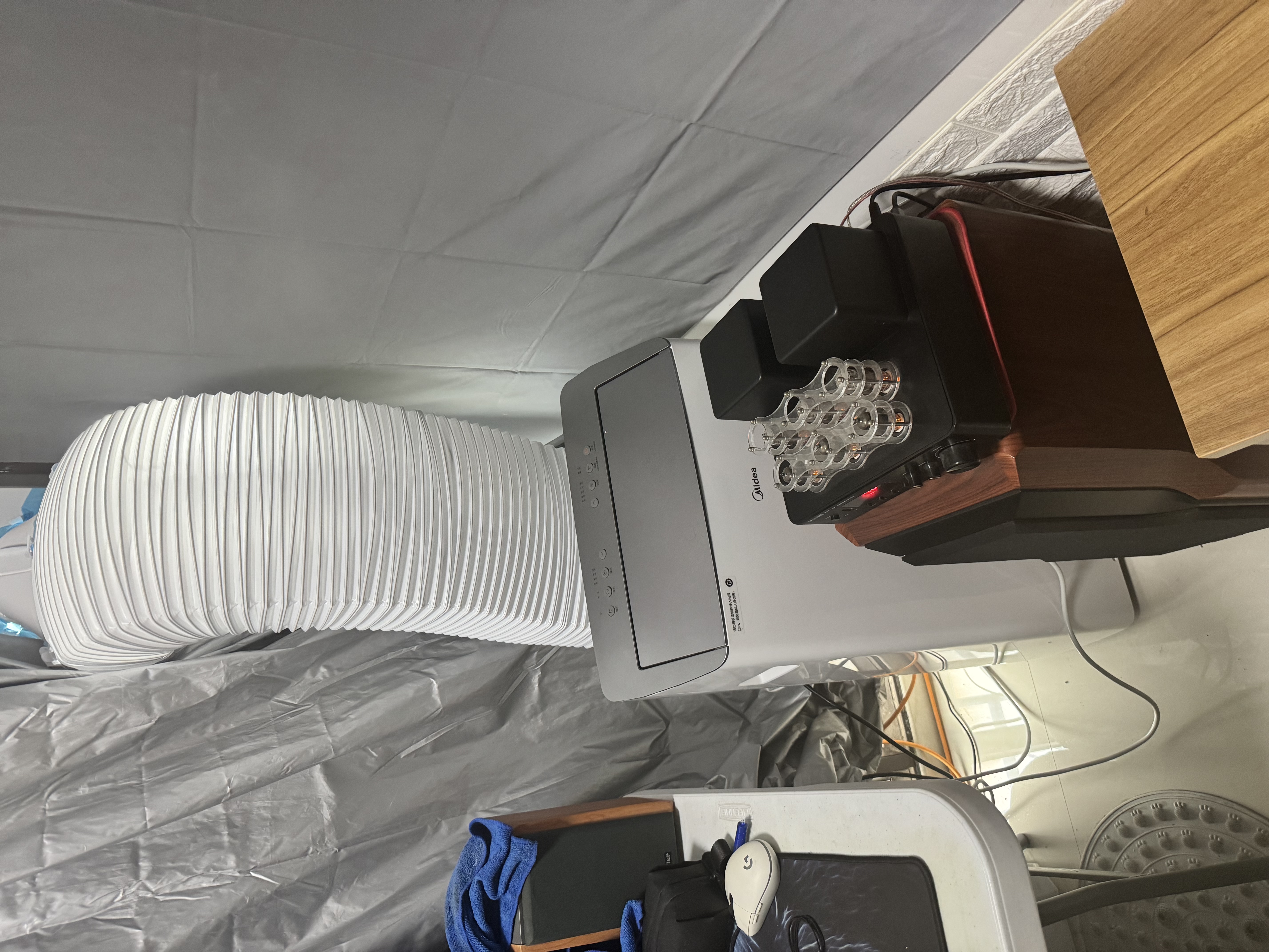 美的移动空调【欧洲热卖】冷暖1.5匹变频单冷 家用厨房便携式空调出租房多用 空调一体机免安装免排水 大1.5匹单冷丨变频双管 实拍图