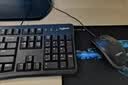 罗技（Logitech）MK120 键鼠套装 有线键鼠套装 办公键鼠套装 电脑键盘 USB即插即用 全尺寸 黑色 实拍图
