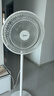 美的（Midea）【加大网罩】七叶轻音柔风电风扇/家用省电落地扇/小型台式电扇/广角摇头大风力宿舍风扇 SAE35CA1 实拍图