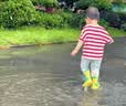 幸福玛丽（Cheerful Mario）儿童雨鞋男童雨靴水鞋2岁宝宝水鞋套鞋防滑女童幼儿防水女款胶鞋 实拍图