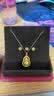 中国黄金（CHINA GOLD）18K金肖邦链女款简约百搭素链锁骨链情人节生日礼物送女友爱人 18K金肖邦链约0.6-0.7g+品牌礼盒 实拍图