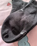 迪卡侬（DECATHLON）透气吸汗袜子运动袜高帮棉袜柔软舒适男女长袜 RS160-商务黑色-3双装 【39-42】(鞋码39/40/41/42) 实拍图