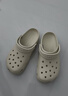 卡骆驰（CROCS）檀健次同款经典洞洞鞋轻便百搭女沙滩鞋包头拖鞋男鞋|10001 骨白色-2Y2(含智必星) 40 (250mm) 实拍图