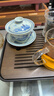 忆壶茶（YIHUTEA）茶盘托盘家用茶台带排水小型沥水储水实木功夫托盘泡茶具竹茶托 【爆款大号】茶盘36.5*24cm 实拍图